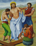 Droga Krzyżowa - Jezus z szat obnazony