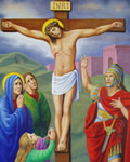 Droga Krzyżowa - Jezus na krzyżu umiera